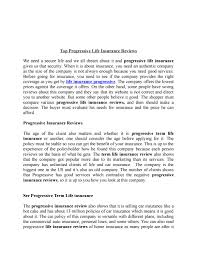 The progressive corporation is an american insurance company, one of the largest providers of car insurance in the united states. Progressive Life Insurance By Lifeinsurance Issuu