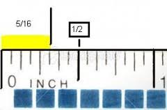 Therefore, there are 1760 x 3 x 12 x 16 = 1013760 sixteenths of an inch in one mile. Show Me 5 16 On A Ruler Blurtit