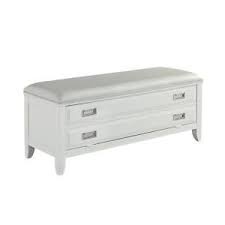Black And White Storage Bench Home Styles Newport White Storage Bench 5515 26 The Home Depot With Images White Storage Bench Upholstered Storage Bench Upholstered Storage