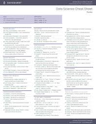 8 Best Python Cheat Sheets For Beginners Intermediate Learners 2019 Data Science Cheat Sheets Python Cheat Sheet