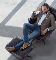 Pantolon Ceket Kombinleri Mavi Gomlek Jean Pantolon Kahverengi Blazer Business Casual Men Mens Outfits Mens Fashion Casual