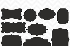 Download Free Svg Svg Cuttables Label Frames Cut Files Set Dxf Sdd012 Free Svg Cut Files Psd Mockups Template