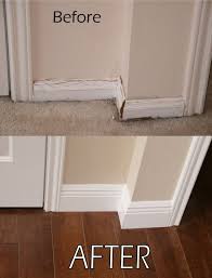 This traditional baseboard is the simplest baseboard style you can get. Wood Floor Baseboard Color
