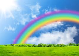 The most familiar type rainbow is produced when sunlight strikes raindrop s in front of a viewer at a precise angle (42 degrees). 689 744 Rainbow Stock Photos Free Royalty Free Rainbow Images Depositphotos