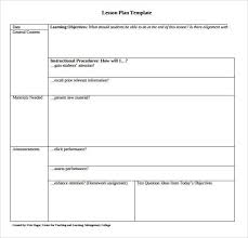 Free Printable Lesson Plans Template Fresh 14 Sample Printable Lesson Plans Pdf Wo In 2020 Lesson Plan Templates Weekly Lesson Plan Template Blank Lesson Plan Template