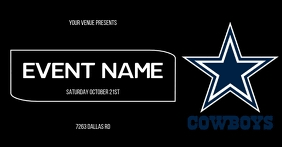 A great football party starts with dallas cowboys party supplies, where themed tableware, decorations, and party favors all feature the iconic texas star logo. 120 Dallas Cowboys Customizable Design Templates Postermywall