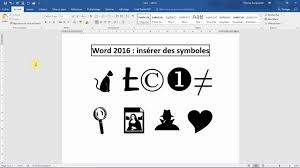 Trouvez plus d'un million de vecteurs gratuits, illustrator graphiques, images vectorielles, modèles de dessin et illustrations réalisées par des. Inserer Un Symbole Ou Un Pictogramme Tutoriel Word En Francais Youtube