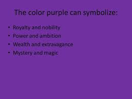 Purple jewelry, like engagement rings, stand out and easily impress. The Meaning Of Color Presented By Travis Jones Project 2 Meaning Of Color 10 9 Ppt Download