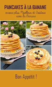 Pancakes A La Banane Pancakes A La Banane Recettes De Cuisine Recette Pancakes