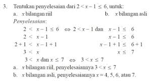 Soal dan pembahasan sistem persamaan linear satu variabel. Pengertian Pertidaksamaan Linear Satu Variabel Ptlsv