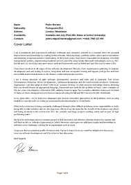 By sharon florentine senior writer, cio | recruiters, hiring managers and other hiring decision makers, not. Pedro Moreira Cover Letter And Profile By Pedro Moreira Issuu