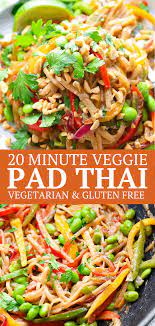 Easy Vegetarian Pad Thai Recipe Vegetarian Pad Thai Pad Thai Vegetarian Thai Recipes