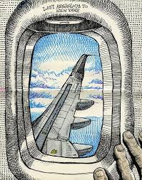 Plane Window Moleskine Art Writing Art Sketch Book