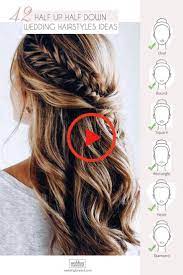 45 Perfekte Halbhoch Halber Abstieg Der Hochzeit Frisuren Wedding Hair Down Wedding Hairstyles Half Up Half Down Hair Styles