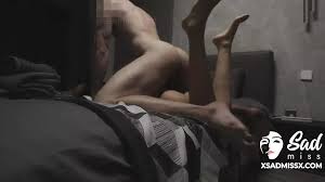 Hardcore Lovemaking with Messy Lady Sadmiss as She is Delicately Humped  from Behind on the Sofa - Chinese Slut