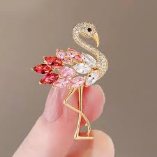 flamingo brooch