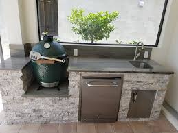 the big green egg outdoor kitchen