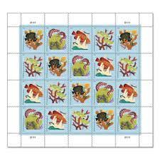 Postcards (privately printed cards) did not qualify for a special postage rate until july 1, 1898. Coral Reefs Stamp Usps Com