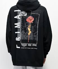 empyre primal rose black hoodie in 2019 gothic hoodies