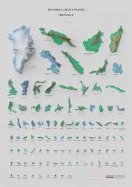 Hundred Largest Islands Of The World Mapporn Amazing Maps Map Cartography
