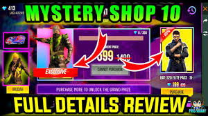 ✨guys in this video , i have told you full details about the upcoming mystery shop 10.0 and new elite pass anniversary event in free fire. Free Fire Mystery Shop 10 Full Details Prg Gamers Youtube