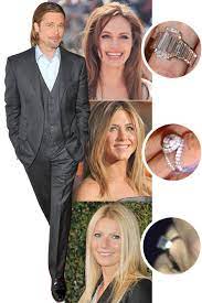 Who Got The Better Ring Jennifer Aniston Wedding Ring Rings Cool Brad Pitt And Jennifer