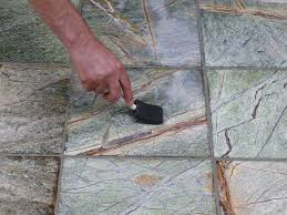 Marble dark after grouting : Fixing Marble Tile Grout Lines
