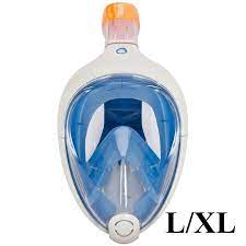 Tribord Easybreath Surface Snorkel Full Face Mask Blue Snorkelling L Xl In Hand Tribord Full Face Snorkel Mask Snorkel Mask Easybreath Snorkeling Mask