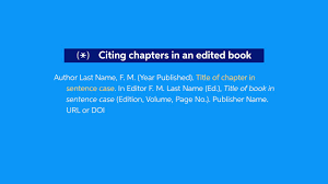 It's only necessary to include the chapter information when you reference a book with chapters written by different authors. How To Cite A Chapter In A Book Apa Easybib Citations