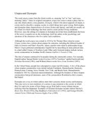 Utopia Dystopia Pros And Cons