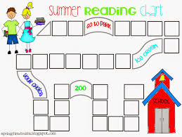 summer book reading chart best photos of reading goal chart