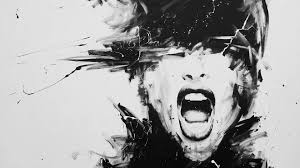 Digital Art Screaming Women Open Mouth Abstract Face 1080p Wallpaper Hdwallpaper Desktop Artist Abstract Artwork