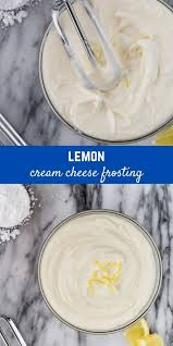 Lemon Cream Cheese Frosting In 2020 Lemon Cream Cheese Frosting Cream Cheese Frosting Lemon Cheese