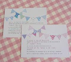 Bunting Personalised Christening Invitations Christening Christening Invitations Christening Cards