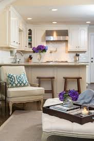 Traditional Living Room Adjacent To Small Kitchen Open Plan Kitchen Living Room Kitchen Sitting Areas Cozy Living Room Design