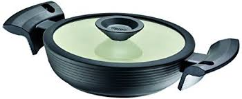 Domo D59tv24 95 Fry Pan With 2handles And Glass Lid Large Black Visit The Image Link More Details Frying Pan Pan Glass