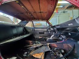 Locate the four silver bolts in each corner of the ford headliner. Tmi 1pc Headliner 68 72 Nova Install