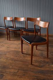 Vintage Danish Teak Black Dining Chairs Erik Buch Set Of 4 Can Deliver Ebay Dining Chairs Antique Dining Chairs Black Dining Chairs
