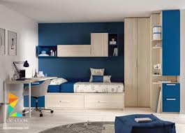 غرف نوم اطفال باللون الأزرق بدهانات مميزة Kids Interior Room Blue Kids Room Beautiful Bedrooms