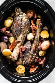 Slow Cooker Greek Lamb Shanks The Recipe Critic Lamb Shank Recipe Healthy Slow Cooker Lamb Recipes Crockpot