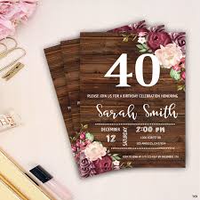 40th Birthday Flowers For Her 40th Birthday Invitation For Women Marsala Floral Birthday Etsy 40th Birthday Invitations Vintage Birthday Invitations Floral Birthday Invitations