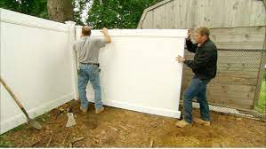 The posthole digger will be the most important tool in your arsenal since that's what's going to allow you to stake the post into the ground. Privacy Fence Installation Video Instructions This Old House