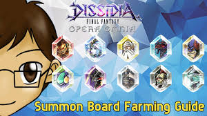 Can be a fancy quote from the final fantasy series, some tips for other players or your character states. Summon Board Farming Guide Sheet Updated For Alexander Dissidia Final Fantasy Opera Omnia Youtube