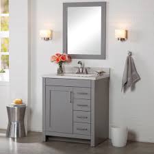 grey bathroom vanity