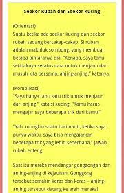 Contoh Fabel Ada Gambarnya Dan Ada Strukturnya Orientasi Komplikasi Resolusi Koda Brainly Co Id
