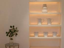 Que Faire D Une Porte Condamnee Eclairage De Bibliotheque Etageres Encastrees Idees Salle De Bain