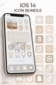 Ios 14 Icons Beige Neutral App Icons Cream Ios 14 Etsy App Icon Iphone App Design Iphone Design