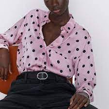 بطانية تسلط حميدة pink polka dot blouse zara - temperodemae.com