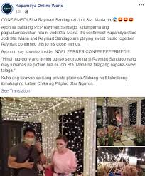 Raymart is seen on fpj's ang probinsyano starring coco martin while jodi is part of the teleserye. Confirmed Jodi Sta Maria At Raymart Santiago In A Relationship Na