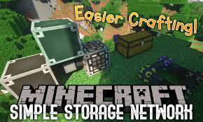 Simple Storage Network Mod 1 15 1 1 14 4 Is A Port For The Newest Minecraft Version Of Originallystorage Network Modcreated B In 2020 Simple Storage Networking Storage